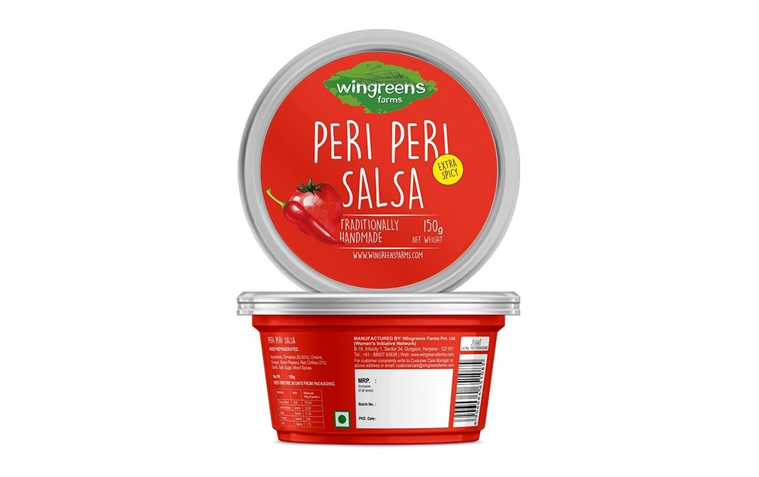 Wingreens Farms Peri Peri Salsa    Cup  150 grams